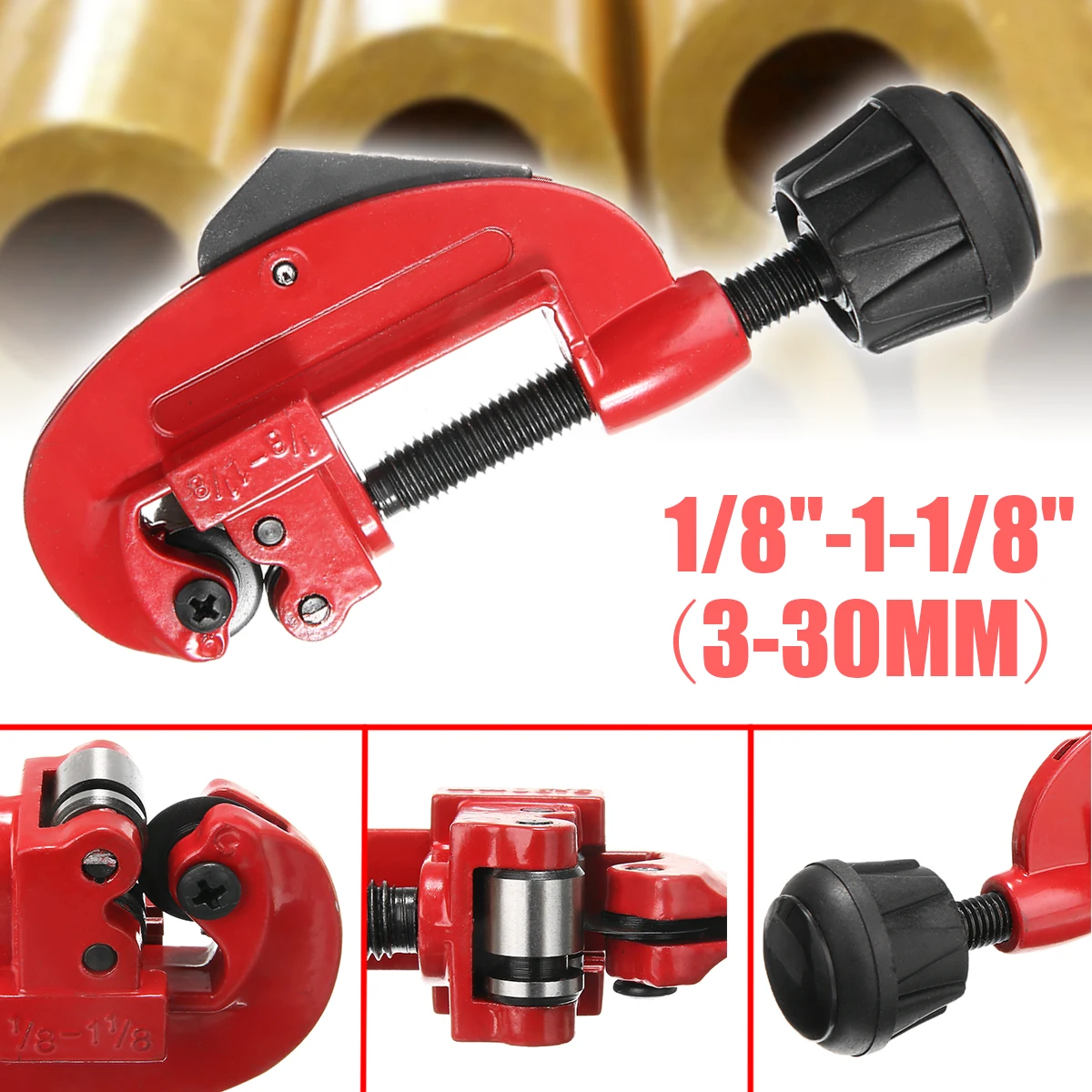 New 1Pcs CT-1031 Mini Tube Cutter Tool Brake Pipe Cut Copper Brass Pipe 3-30mm Mini Tube Cutter Cutting Tool Pipe Cutter