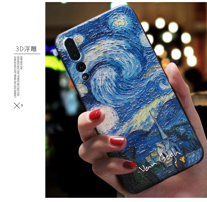 Для huawei P20 Lite чехол 3D Emboss мягкий для huawei P30 P30 mate 20 pro mate 20 X lite P10 nova 3i чехол для телефона TPU Космический Чехол из ТПУ