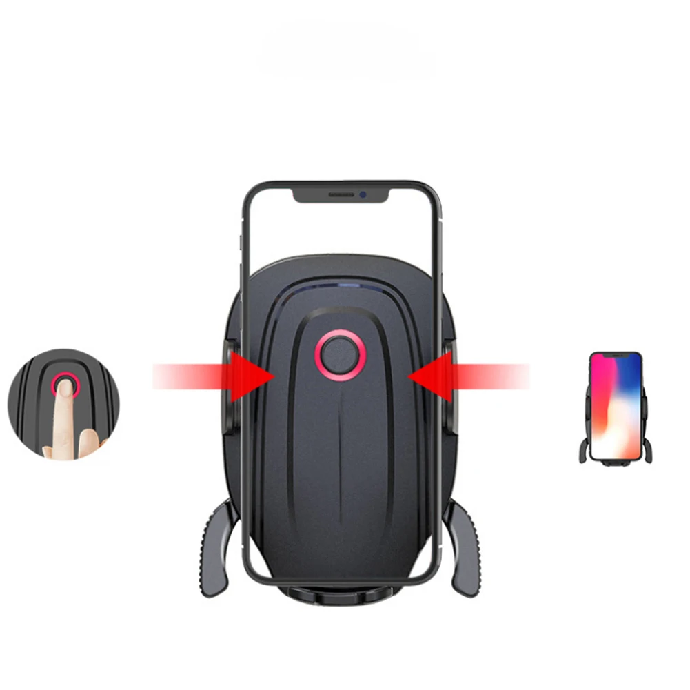 Держатель мобильного телефона для iPhone X XS MAX XR Air Vent Автомобильный держатель для samsung Galaxy Note 10 Plus 360 Вращение пресс тип поддержка