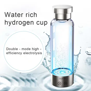 

480ML Intelligent Water Generator Cup USB Rechargeable Electrolysis Antioxidant Water Ionizer Maker Bottle