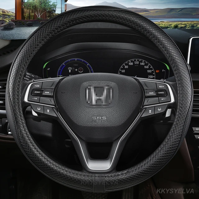 Car Steering Wheel Cover 36CM PU Leather for HONDA CIVIC 2004 2006 