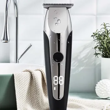 

2020 Barber Hair Clipper LED Screen Washable Electric Hair Clipper Rechargeable Professional Hair Machine Hair Trimmer For Men