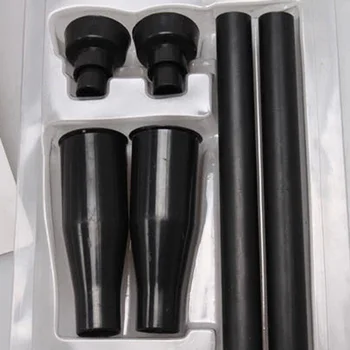 

8pcs Set 4 Different Nozzles Black Home Multi-functional Garden Fountain Plastic Nozzle Head