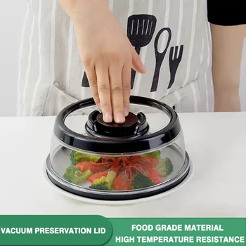 

Reusable Silicone Caps Food Fresh Keeping Vacuum compression Multifunctional Bowl Cover Home Storage Organization Kitchen Tools
