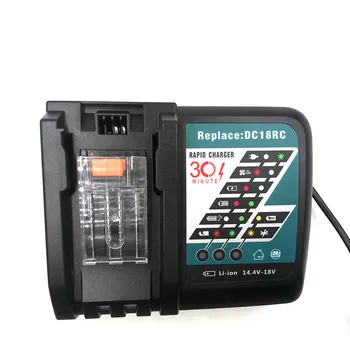 

For Makita Power Tool Lithium-Ion Battery Charger 7.2-18V Power Tool Battery Replace Charger DC18RC DC18RA US/UK/AU/EU Plug