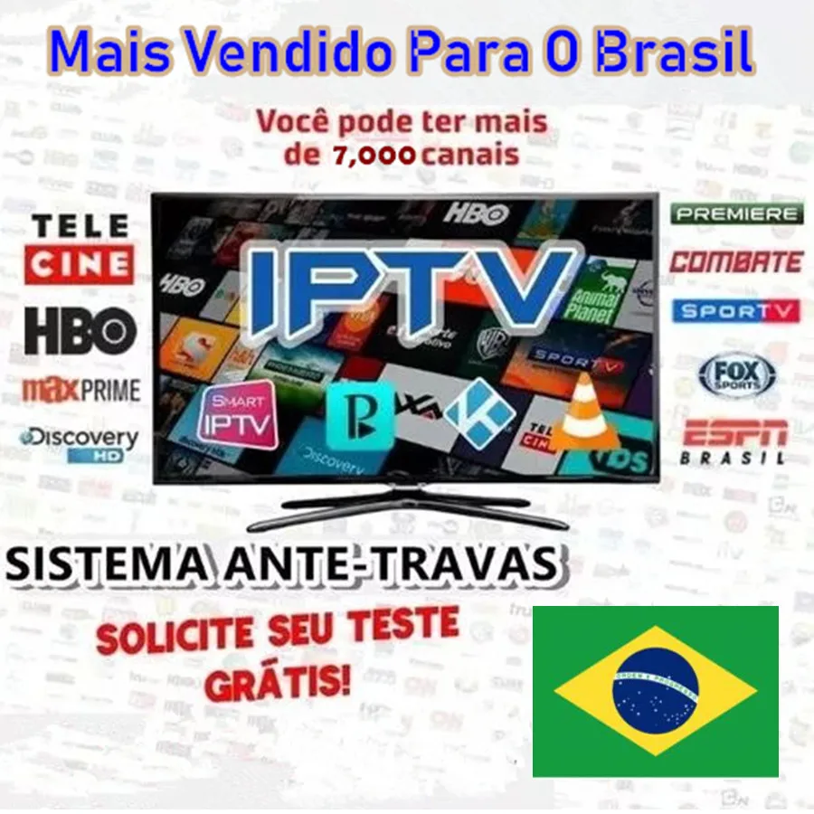 Южная Америка Iptv латино с Iptv Бразилия 1 год подписки бесплатно 7000 Бразилия Чили Португалия Европа Chs лучшие продажи в Бразилию