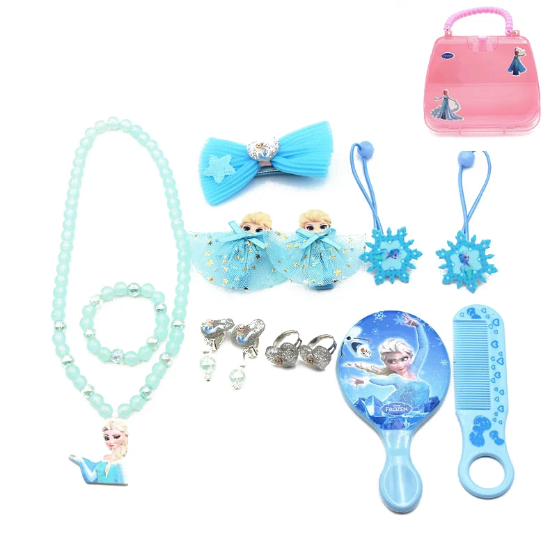 Весь набор hello kitty/аксессуары в виде мишки для девочек, эластичные резинки для волос, заколки для волос, заколки, ожерелье, серьги, детский подарок на день рождения