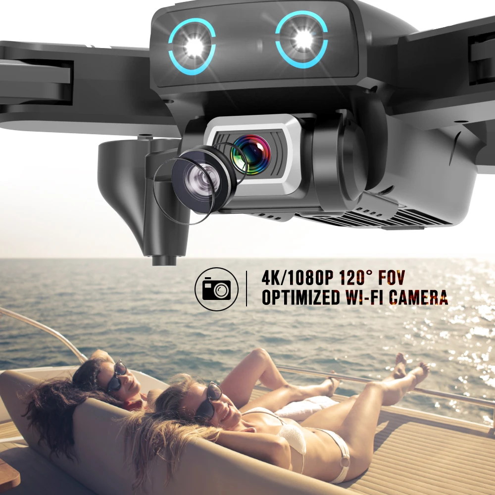  S167 5G Drone GPS RC Quadcopter With 4K Camera WIFI FPV Foldable Off-Point Flying Gesture Photos Vi