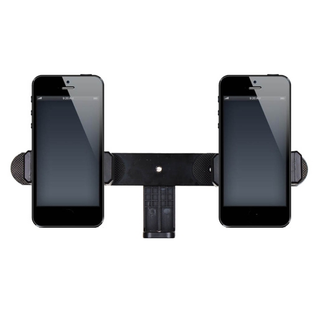 Dual Phone Holder Selfie Stick Tripod Stand for Live Show for Recording Video Live Streaming Photography D7YA