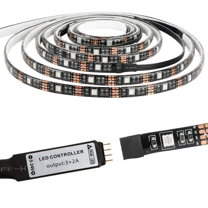 Светодиодный ленточный светильник RGB многоцветный 5050 ТВ ПОДСВЕТКА ПК фоновый ing