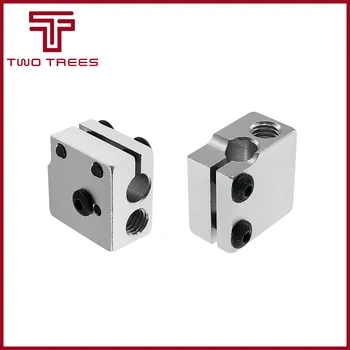 

10 PCS/Lot V6 Volcano Aluminium Heater Block For Print Head Hot End Heating Block 20x20x11.5MM For 3D Printer
