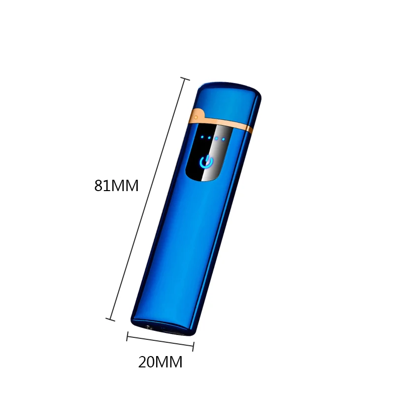 9 USB перезаряжаемая Зажигалка Ветрозащитная беспламенная Электронная зажигалка ультратонкая сигаретная Зажигалка сенсорная Индукционная двухсторонняя зажигалка - Цвет: 9