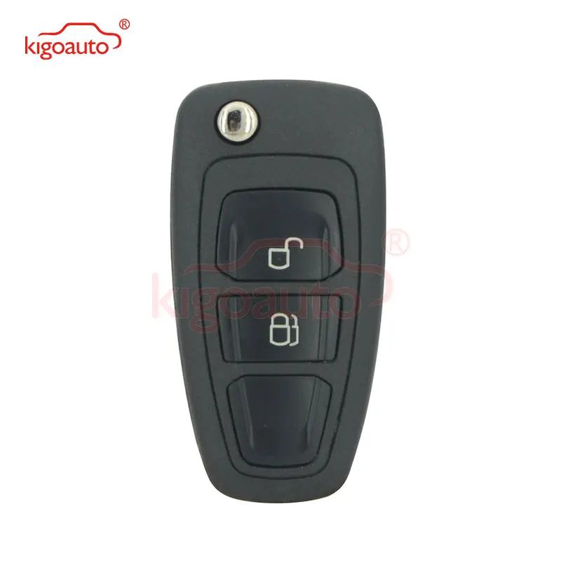 Kigoauto 5WK50165 флип ключ 2 кнопки 434 МГц FSK 4D63 чип HU101 для Ford Ranger 2011 2012 2013