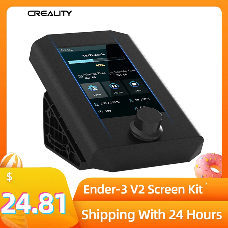 Набор для 3D-принтера Creality Ender-3 V2 экран 4 3 дюйма пользовательский интерфейс
