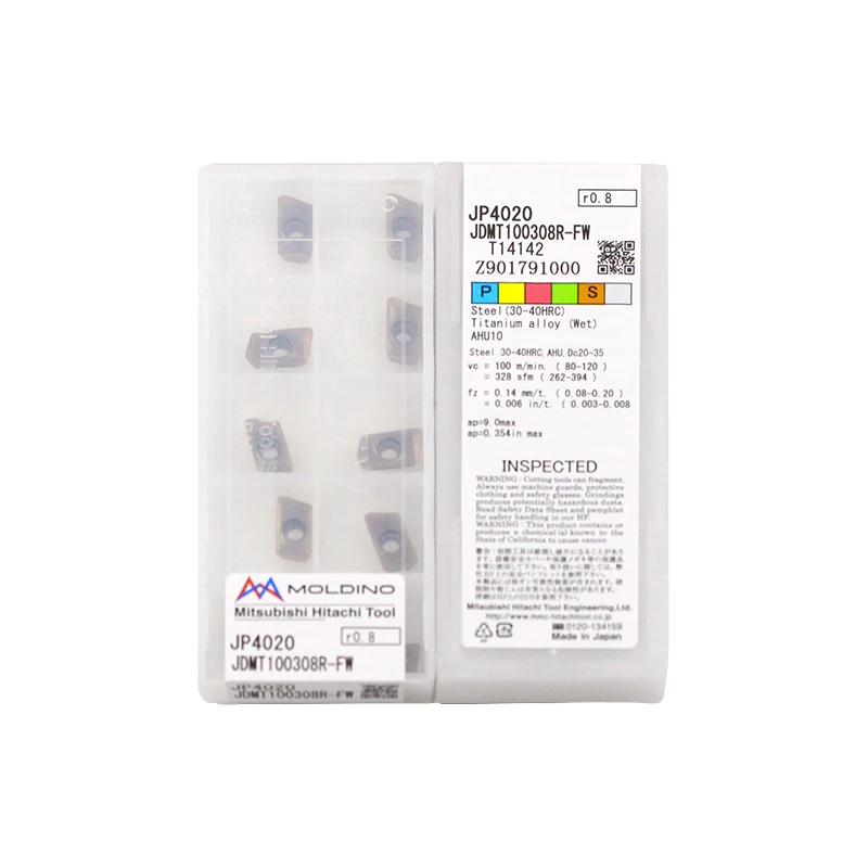 JDMT100308R-FW JP4020 100% HITACHI Original carbide insert with the best quality 10pcs/lot free shipping | Инструменты