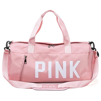 

Women's Travel Bags Duffle Bag Hand Luggage Large Capacity Nylon Waterproof Pink Victoria Secret Malas De Viagem Packing Cubes