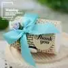 style 1 Новые bomboniere бамбуковые коробки для свадебных подарков подарок коробка сладостей держатели с лентой Свадебная вечеринка Baby Shower поставки - Цвет: style 1