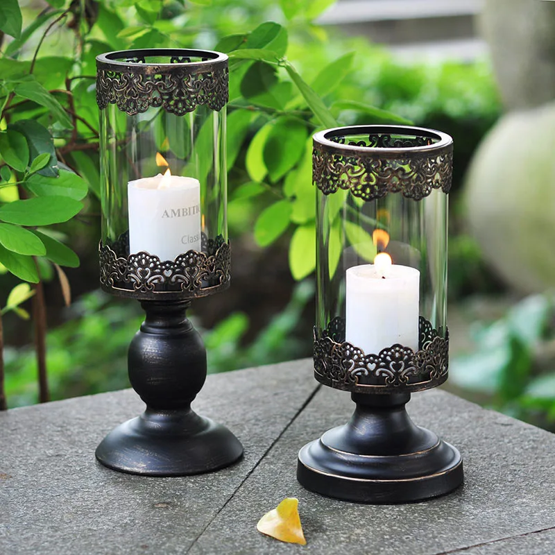 1pc Metal Candlestick Candle Holders Pillar Candle Centerpieces Table  Mantel Fireplace Decor Candlestick Nordic Home Decor - Candle Holders -  AliExpress