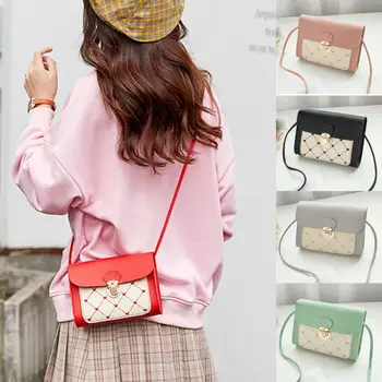 

Women PU Leather Small Handbag Satchel Messenger Cross Body Shoulder Bag Purse