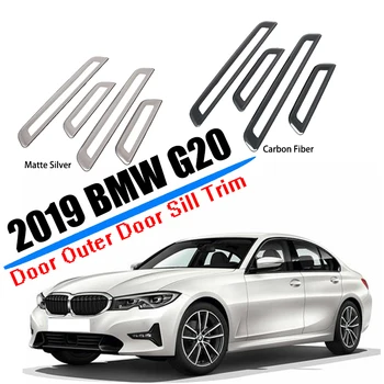 

Car Styling Fit for 2019 2020 BMW 3 Series G20 Sedan Outer Door Sill Molding Cover Trim Stainless Steel Auto Accessories