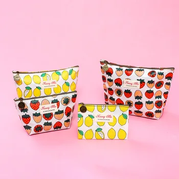 

Fruit Cosmetic Bag Fashion Women Makeup Bags Waterproof Cosmetics Bag Travel Lady Tote Washing Toiletry Pouch Bags