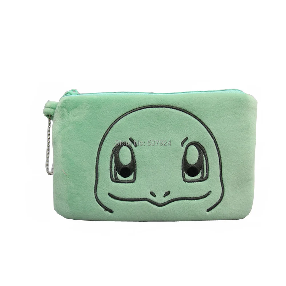 Пикачу Бульбазавр Squirtle Snorlax Charmander Ditto sliwpoke Gengar 20X12 см Кошельки для монет Сумки плюшевые куклы GYTJ - Цвет: Squirtle