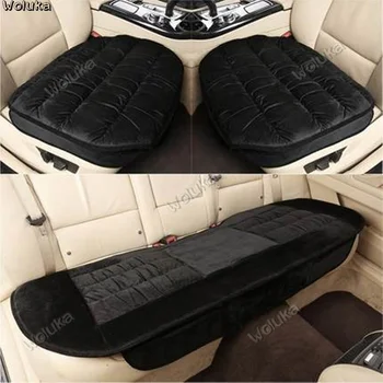

Car seat single piece winter plush non-slip warm car seat cushion surrounded by three-piece CD50 Q03