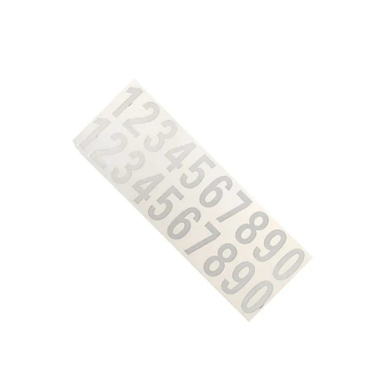 3x1.5cm Car License Phone Digits Numeral 0-9 Number House Door Street Address Mailbox Room Gate Vinyl Decal Reflective Stickers