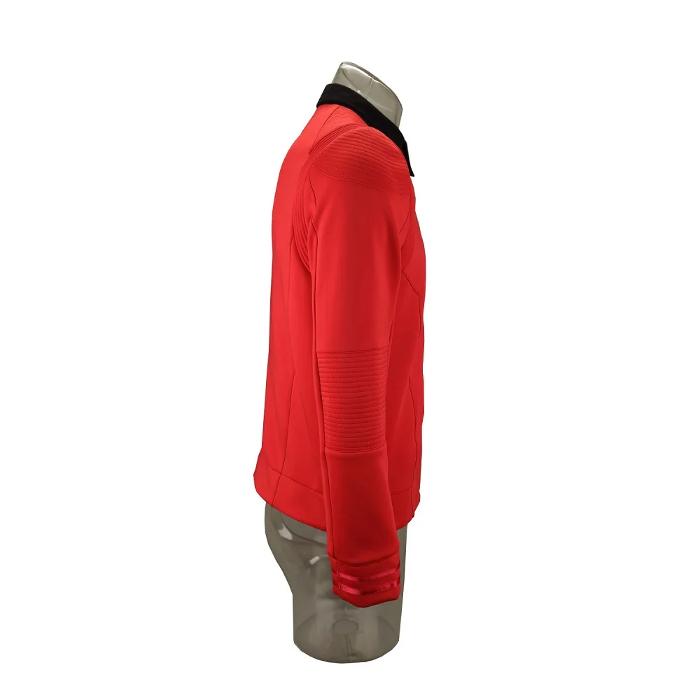 Star Trek Discovery Season 2 Starfleet Captain Kirk Uniform A Set of Shirt Pants Badge Costumes Men Top Adult Cosplay Costume (4)