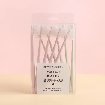

Manufacturers Direct Selling Japanese-style 10-Piece Soft Bristle Toothbrush Macarons Small Toothbrush
