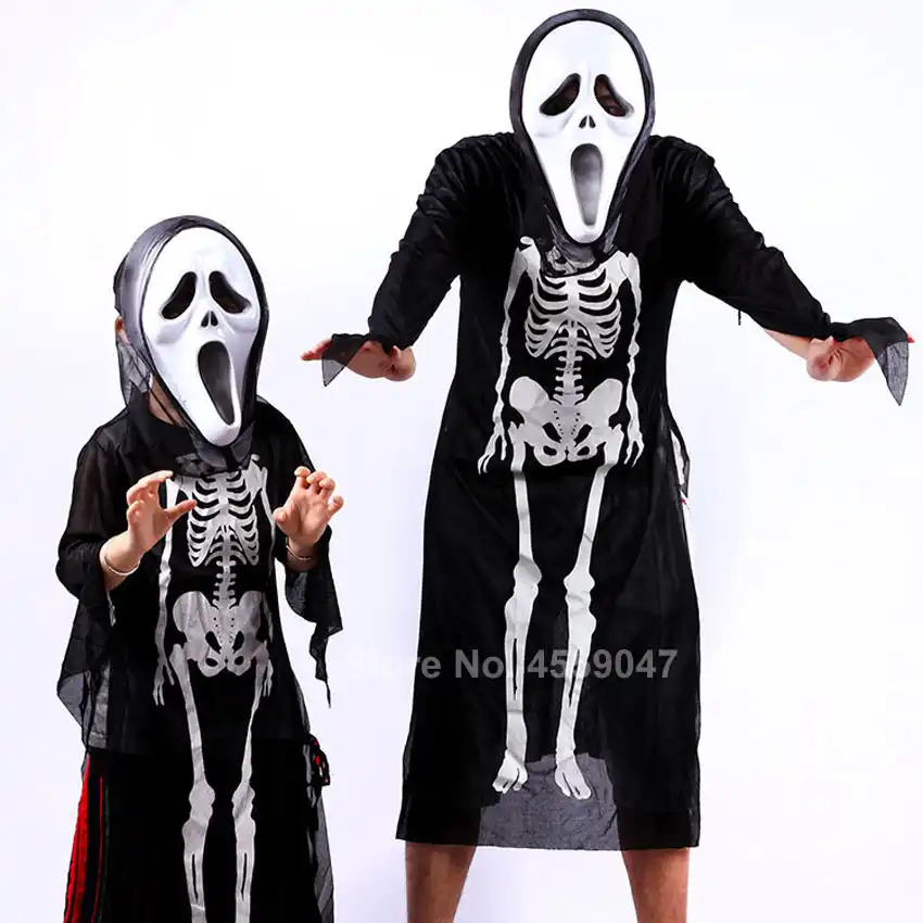 Adult Kids Halloween Scary Skeleton Cosplay Costumes Transparent Gown 3d Skull Print Masquerade Ghost Zombie Men Gown Scary Costumes Aliexpress Adult Kids Halloween Scary Skeleton Cosplay Costumes Transparent Gown 3d Skull Print Masquerade Ghost Zombie Men Gown Scary Costumes Aliexpress