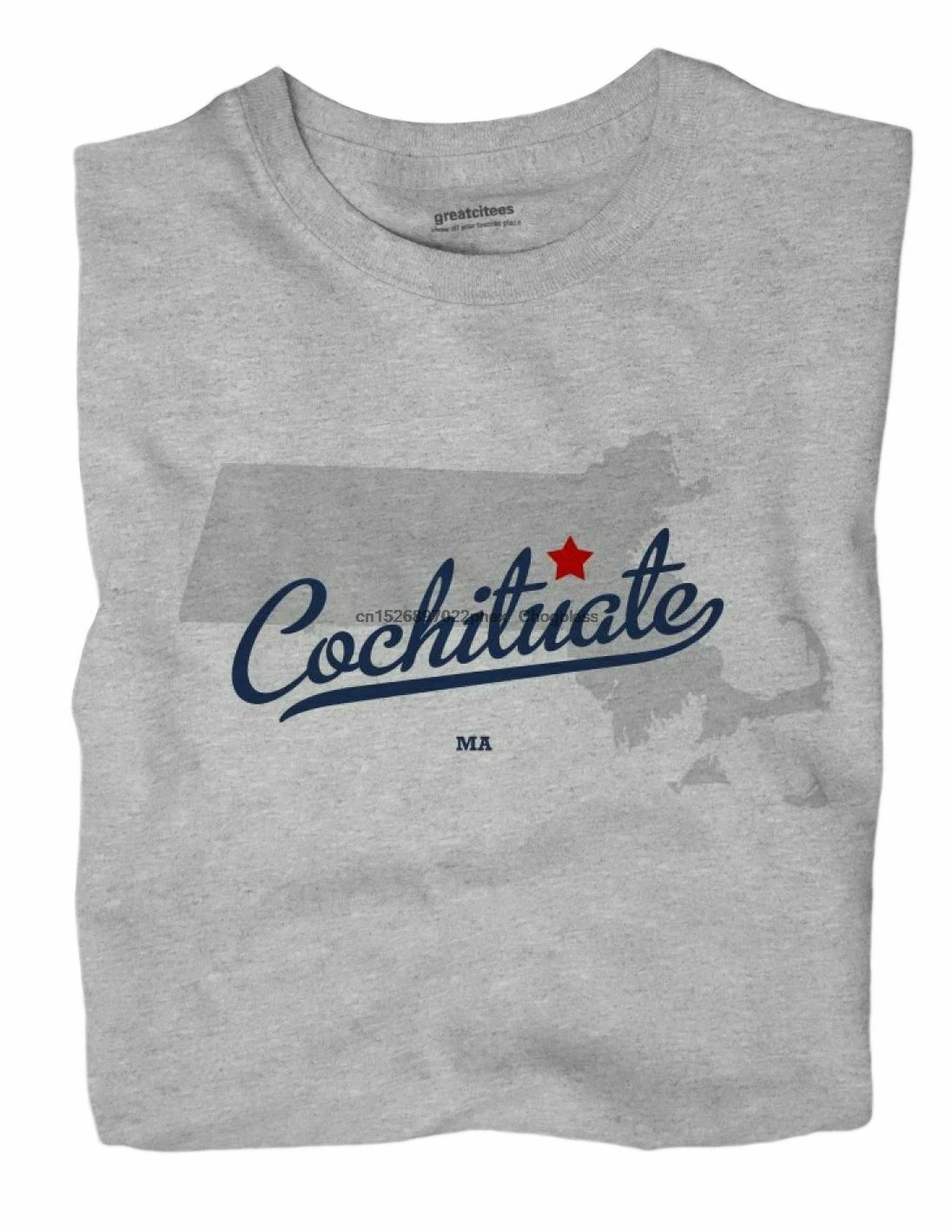 Карта футболок Cochituate масс-массажет мА | Мужская одежда