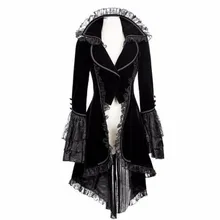 Женская винтажная куртка-смокинг с длинными рукавами и завязками на талии сзади и кружевом, пальто, ретро-куртка chalecos para mujer#0924