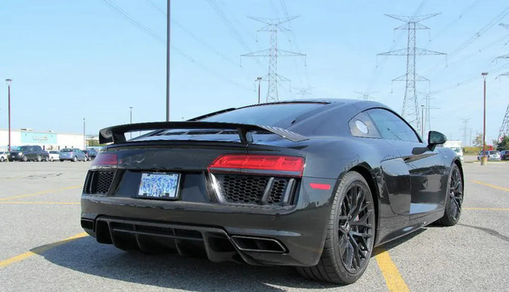 GT Стиль R8 заднего крыла Спойлер для au-di R8 V8 V10 2008- Автогонки углеродного волокна задний багажник спойлер автомобиля для укладки волос