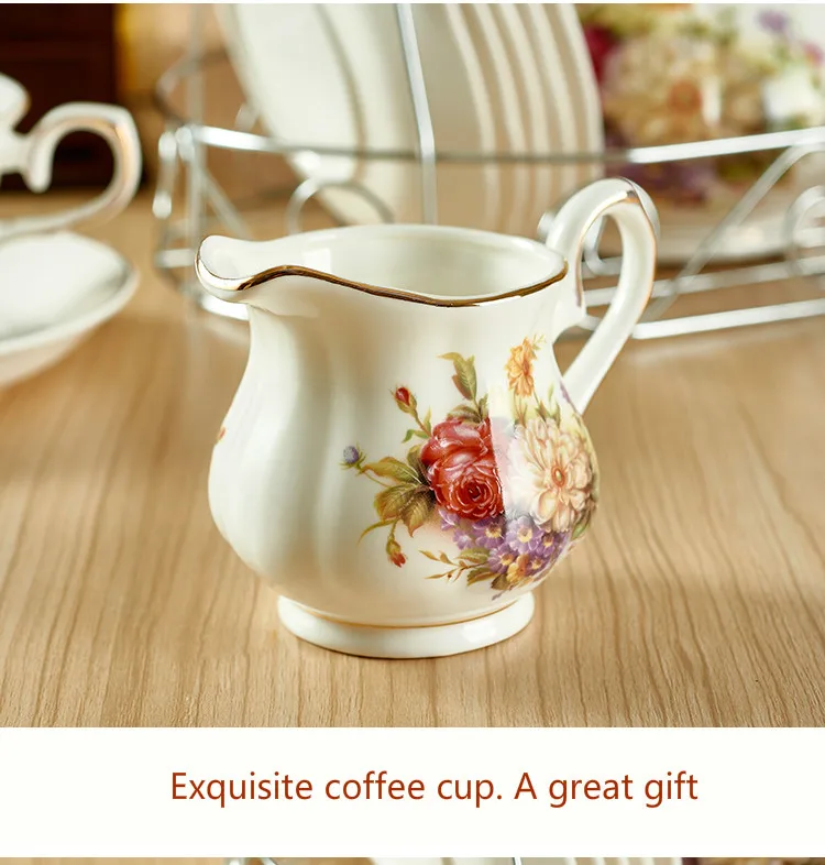 Европейская кофейная чашка, керамическая чашка для воды, Высококачественный простой кофейный набор, британский послеобеденный чайный сервиз, набор чайников, Рождественский подарок