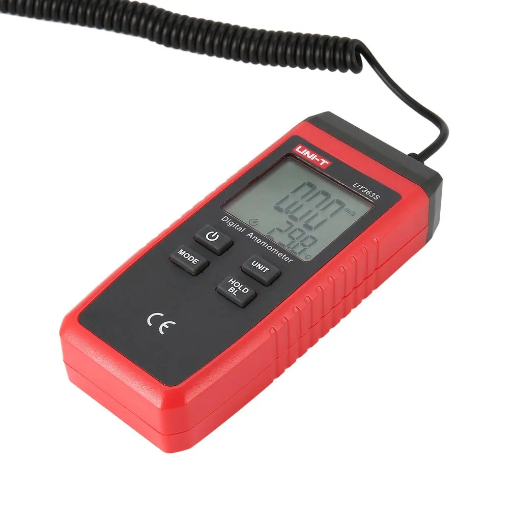 UNI-T UT363S цифровой анемометр, термометр, измеритель скорости ветра и воздуха, измеритель температуры, тестер температуры, портативный сплит-тип, распродажа