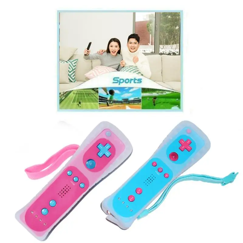 2 Colors Wireless Gamepad For Nintend Wii And Wii U Bluetooth-compatible Game Remote Controller Joystick Without Motion Plus