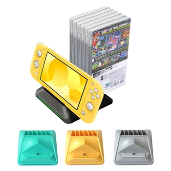 

Portable Nintend Switch Charging Dock Station Type-C Port Charger With CD Discs Storage Bracket Holder For Switch Lite Console