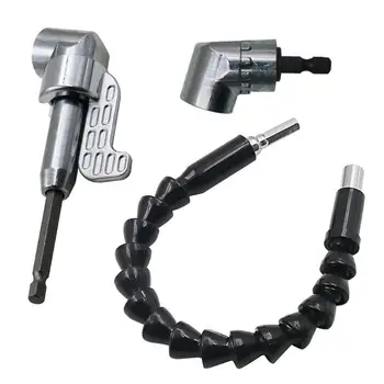 

Durable Alloy 105 Degrees Corner Device Flexible Shaft Extension Screwdriver Bits Holder Quick Connect Link Drilling Parts