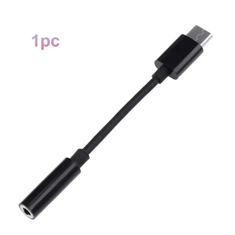 Adapter USB-C Type C To 3.5 Mm Jack Headphone Cable Audio Auxiliary Cable Adapter For Huawei Xiaomi P20 Mate30 Mix2S Mi6 hdmi phone adapter Adapters & Converters