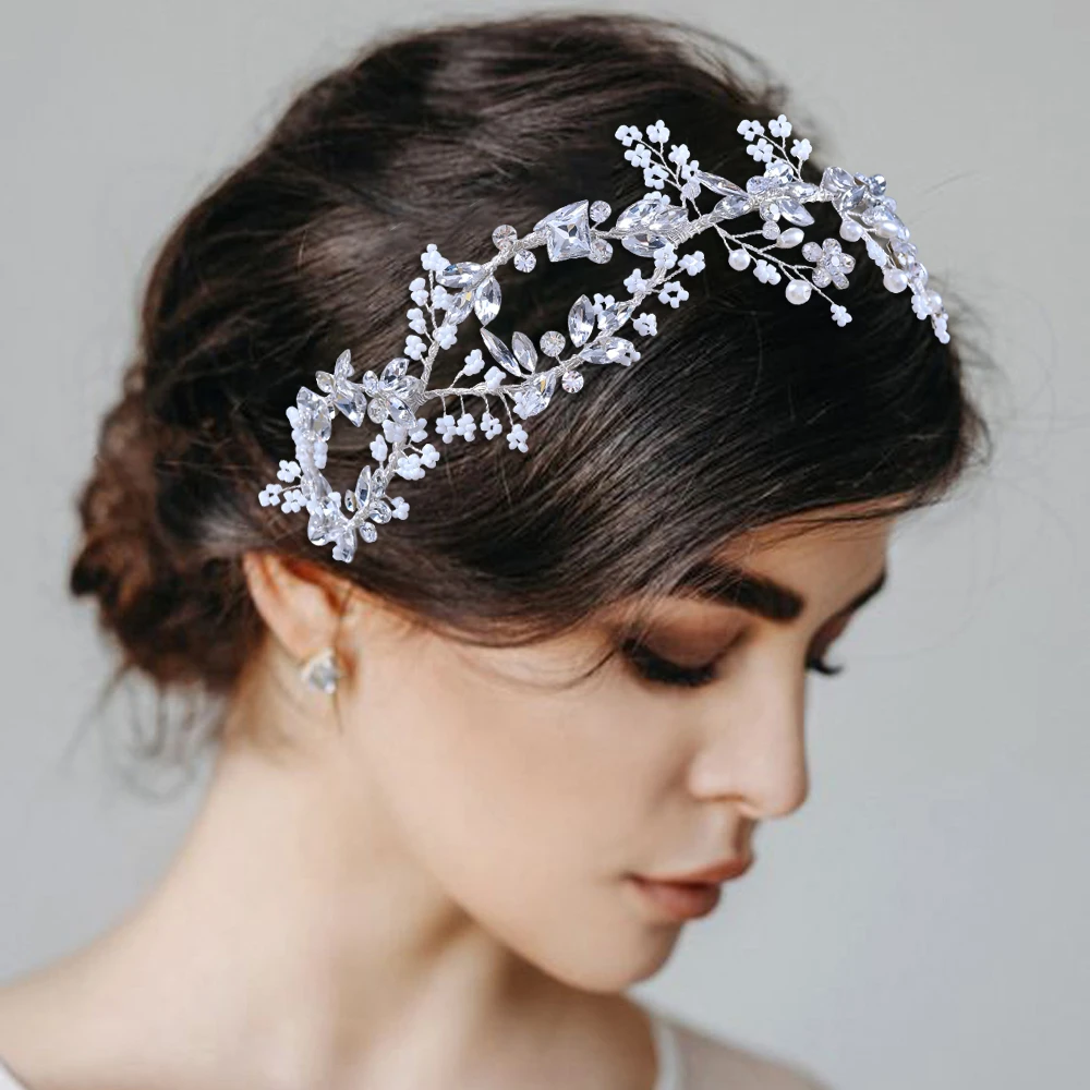 . Scenario stapel Bruid Kroon Strass Bruiloft Hoofdtooi Bruids Haaraccessoires Vrouwen Tiara  Haar Sieraden Vrouwen Hoofdband Bruids Haar Sieraden|Haarsieraden| -  AliExpress