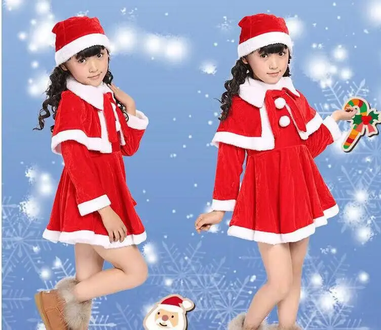 Рождественские костюмы для мальчиков и девочек; рождественские костюмы для детей; рождественские костюмы; костюм Санта-Клауса