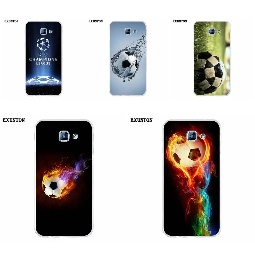 TPU Custom Phone Retro Football Game Ball For Galaxy A3 A5 A7 A8 A9 A9S On5 On7 Plus Pro Star 2015 2016 2017 2018 | Мобильные