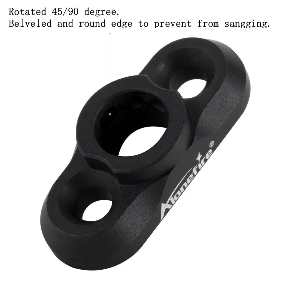 Alonefire M590 M-lok QD Sling Swivel Stud Mount Adapter For M Lok Rail Quick Release Tools Kit Hunting Outdoor