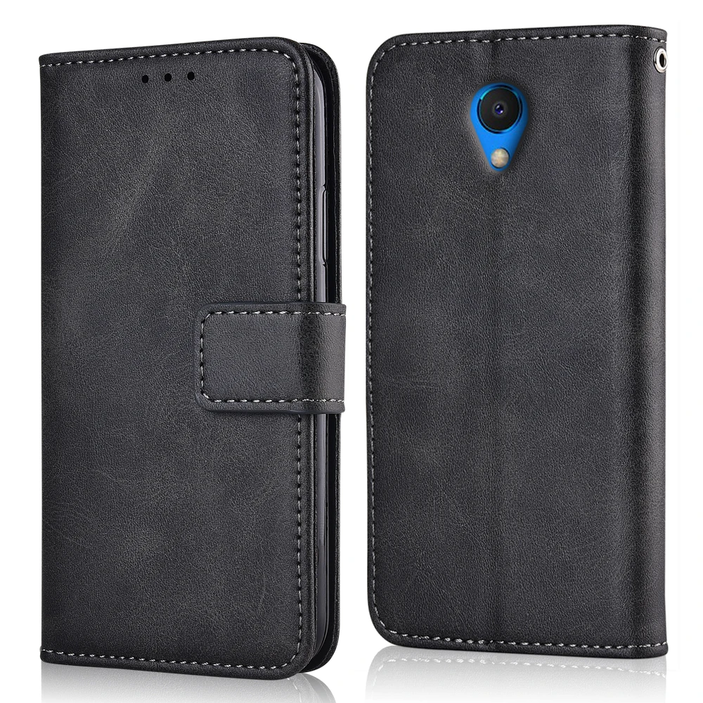 Для Meizu 15 Lite M15 чехол для Meizu 15 Lite Coque простой глянцевый матовый кошелек кожаный чехол для Meizu M15 откидной Чехол - Цвет: niu-Dark Grey