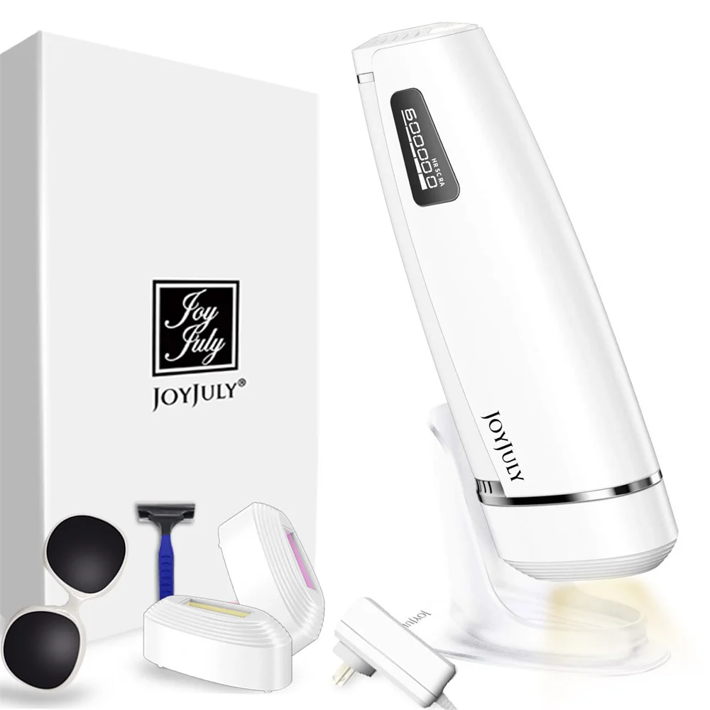 

JOYJULY IPL Permanent Hair Removal Reliable Body 2in1 Laser System with LCD Screen Healthy and Painless 750,000 flashes