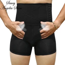 Мужские черные трусы для коррекции фигуры, дышащие, высокая талия, для тренировок, для похудения, для живота, Абдо, для мужчин, для жировых рисунков, для фитнеса, нижнее белье, Корректирующее белье