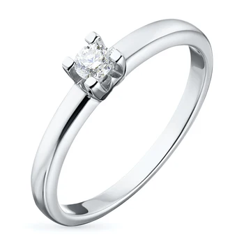 

White gold ring with a diamond e0901kts11102000