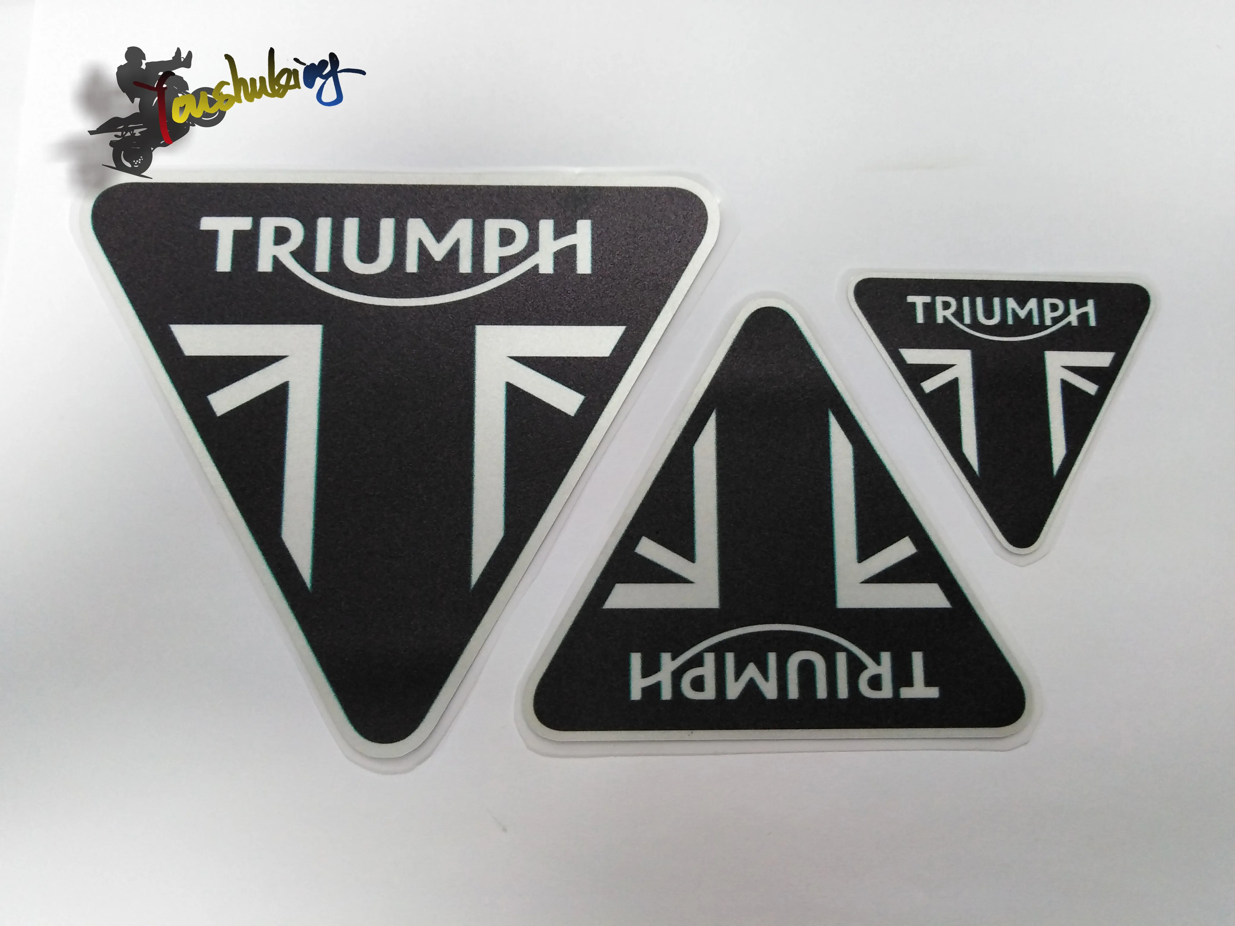 Для kawasaki ninja 3 м набор наклеек s для triumph логотип мотоцикл топливный бак Предупреждение ющая этикетПредупреждение ющая наклейка