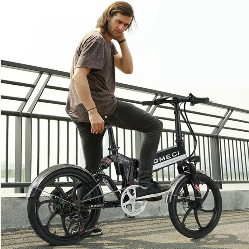 20 Inch Folding Electric Bicycle 2 Wheels Electric Bicycles Spoke Wheel Mini Lightweight Electric Bikes Adults 350W 48V 35KMH (6)